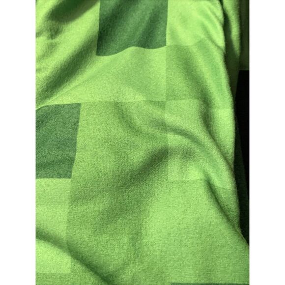 MINECRAFT Boys Sleeper CREEPER UNION SUIT PAJAMAS 1-PC FLEECE NWT - Picture 11 of 12